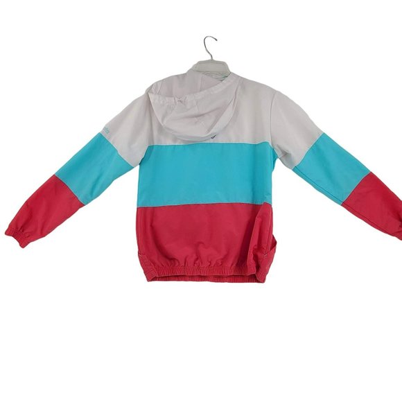 Columbia Women's  Hooded Windbreaker Pullover Jacket Colorblocked Size Small - Picture 9 of 12